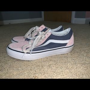 Pink & Blue Vans